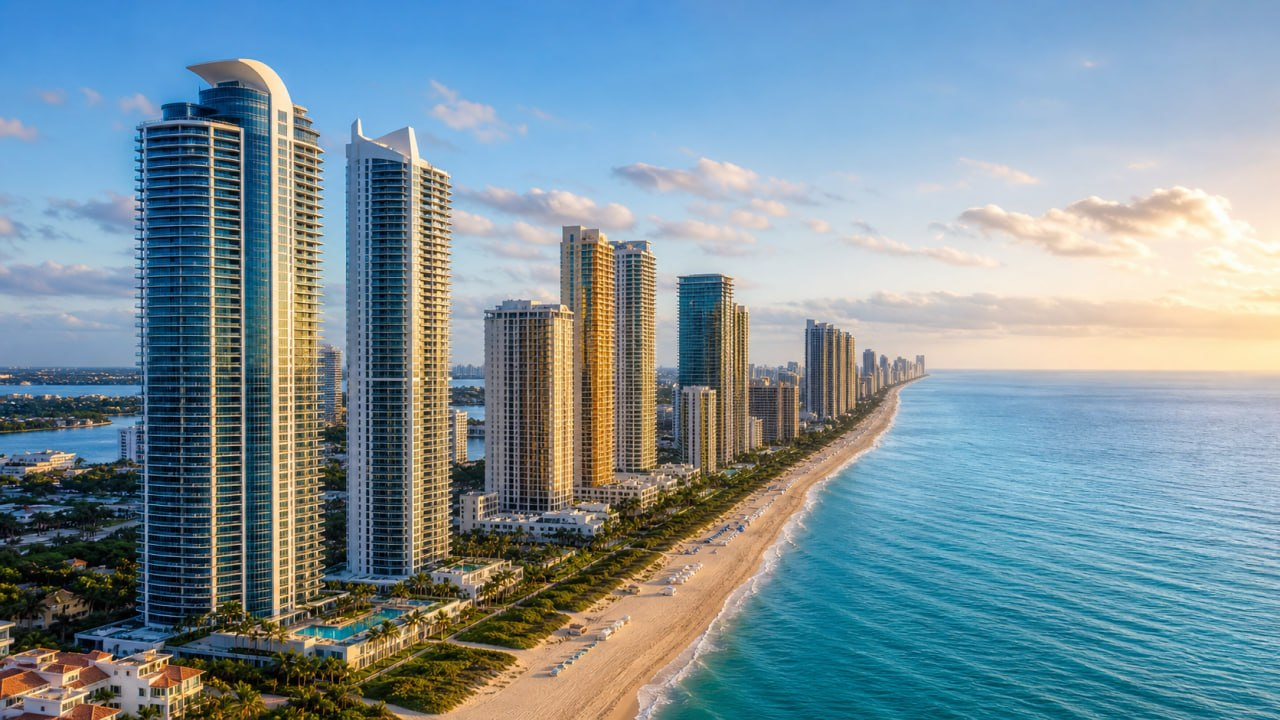 Miami Skyline from the Water