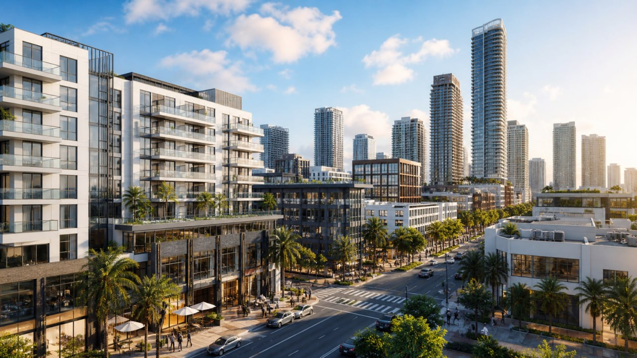 Miami Modern Skyline