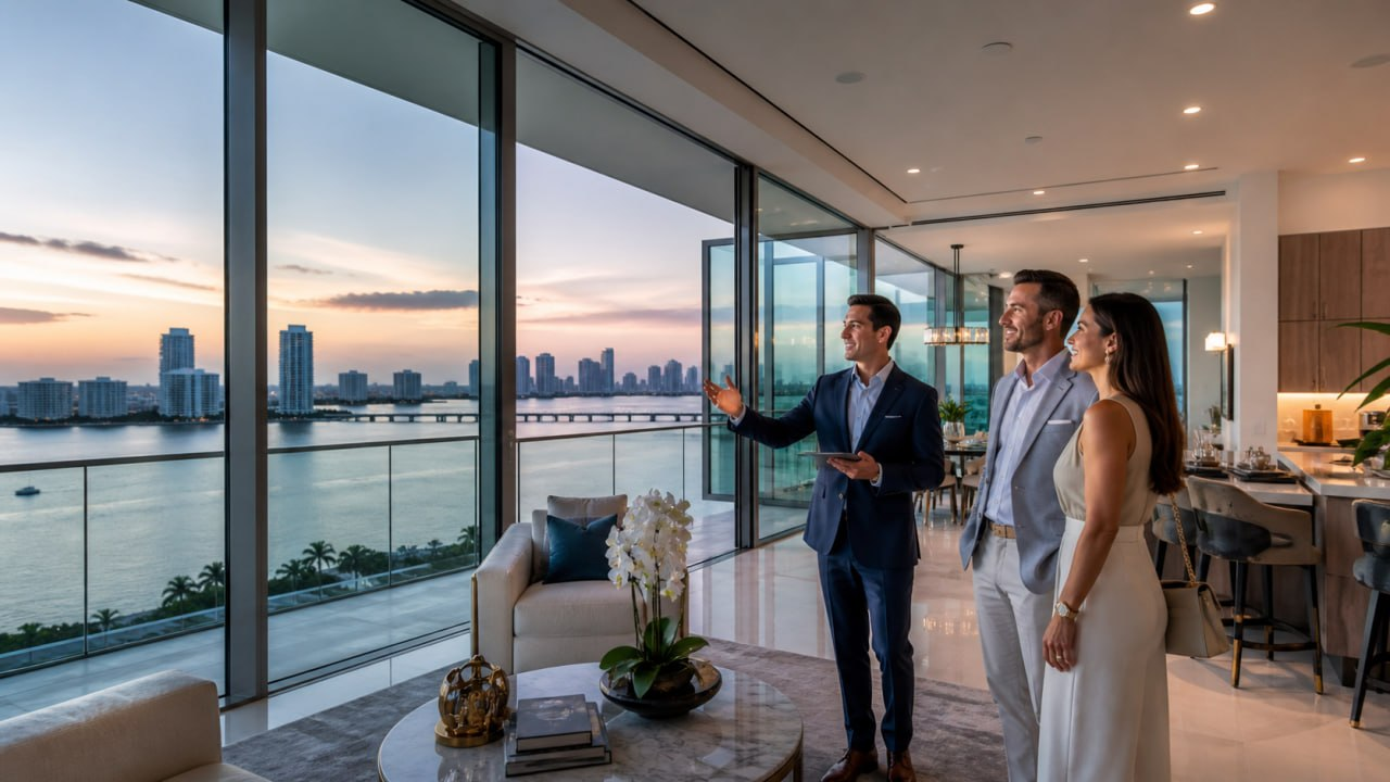 Modern property in Miami