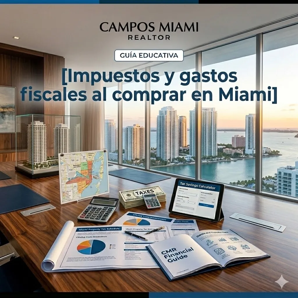 Impuestos y gastos fiscales al comprar en Miami