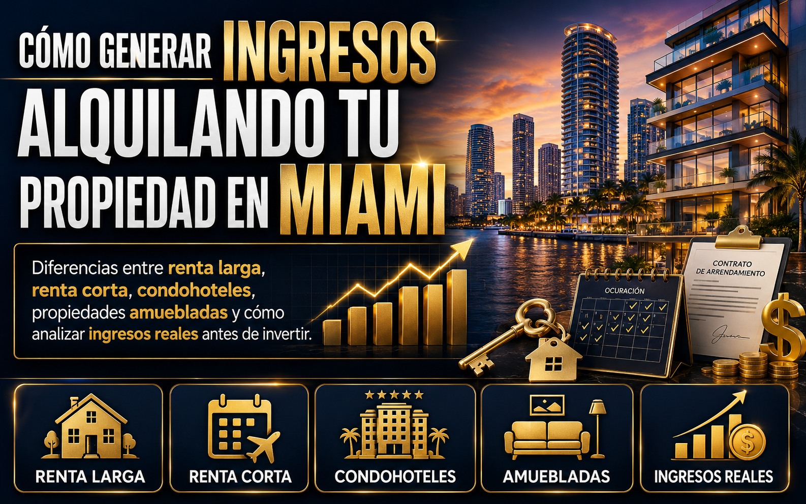 Cómo generar ingresos alquilando tu propiedad en Miami